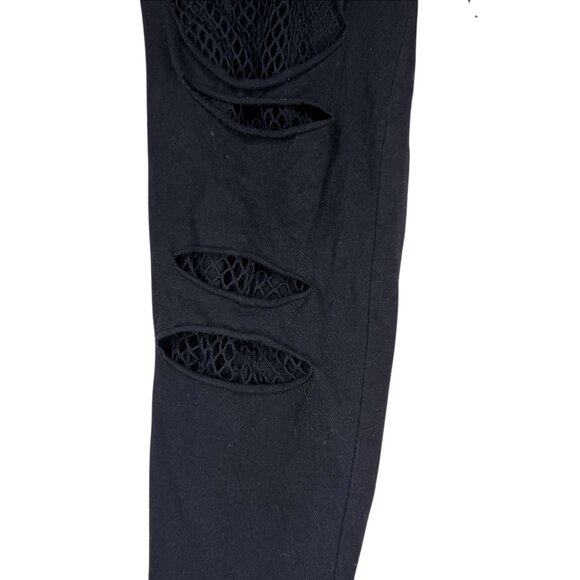 Torrid moto leggings 2 2x black mesh - Picture 7 of 9